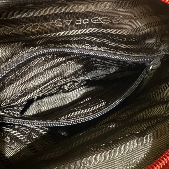 Prada Nylon Red Tote Bag with COA - Picture 10 of 12